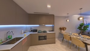 Exclusive Apartment, 2 Bedrooms, City View | Private kitchen - Eaton Residences KLCC - JD Home (Kuala Lumpur)