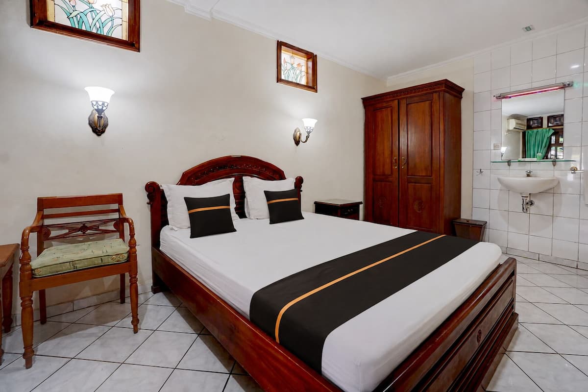 Kamar Double Deluks | Meja kerja, Wi-Fi gratis, dan seprai linen