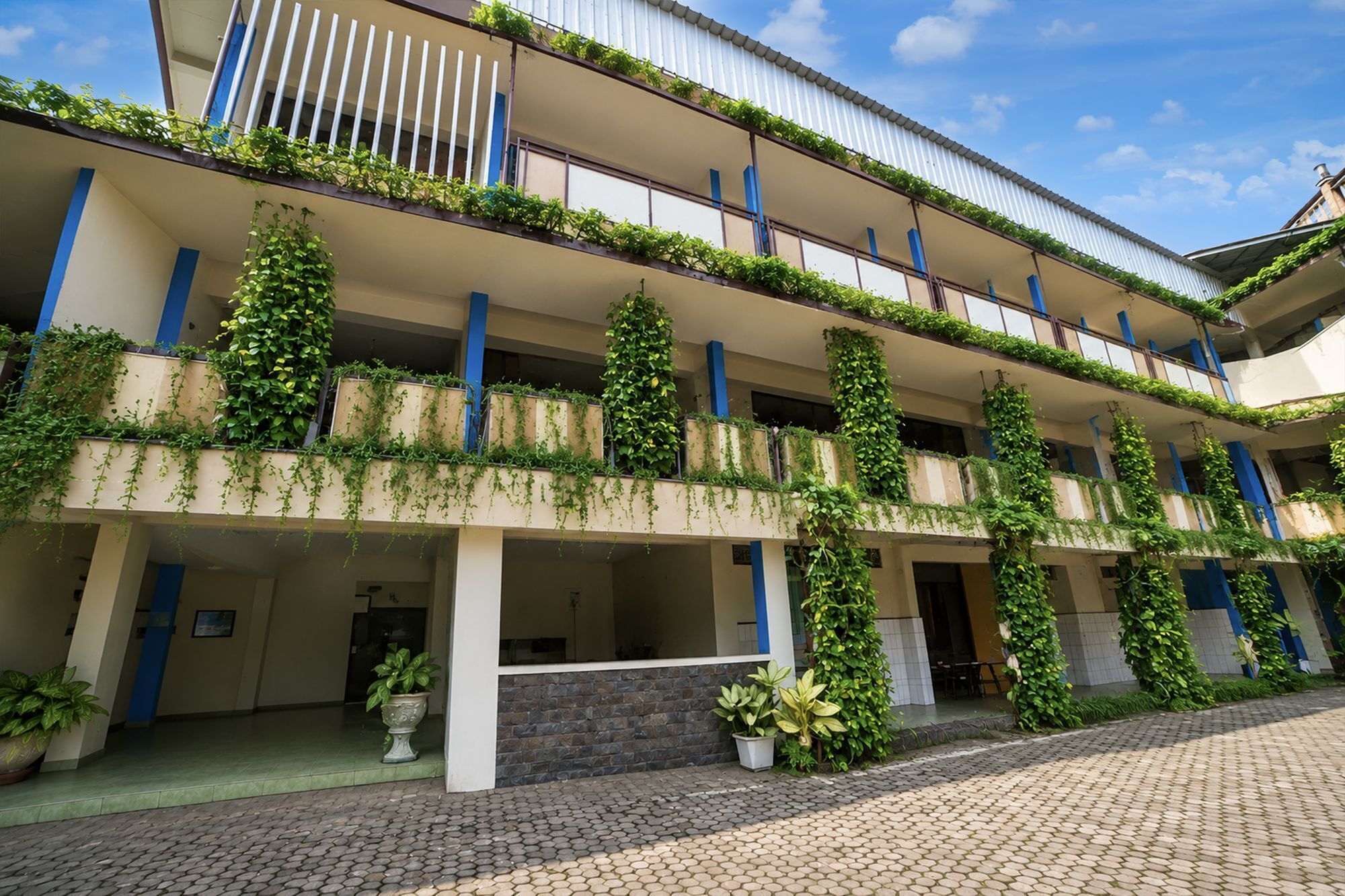Fassade der Unterkunft