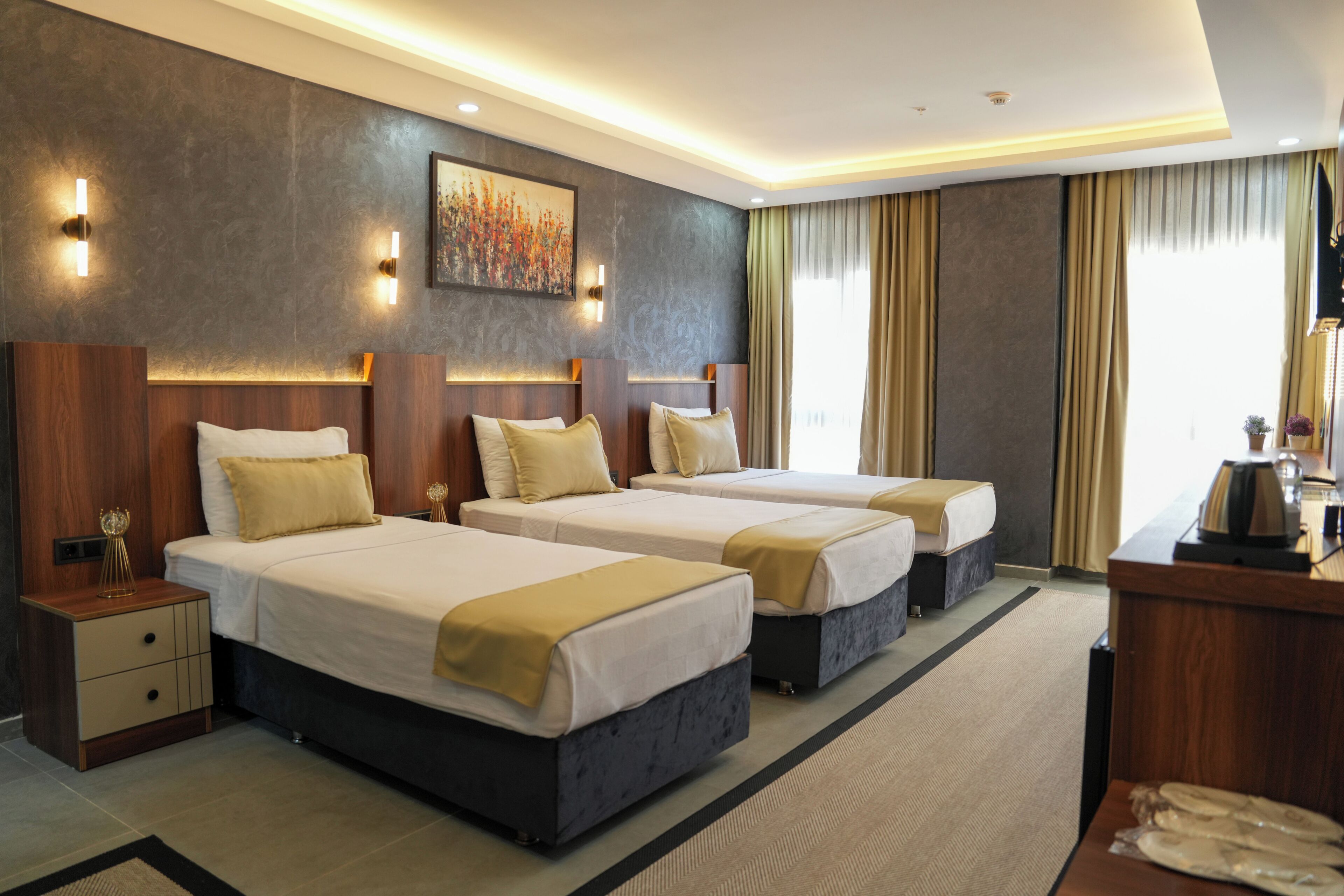 Standard-Dreibettzimmer, Stadtblick