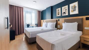 Habitación Confort con 2 camas individuales, vista a la ciudad