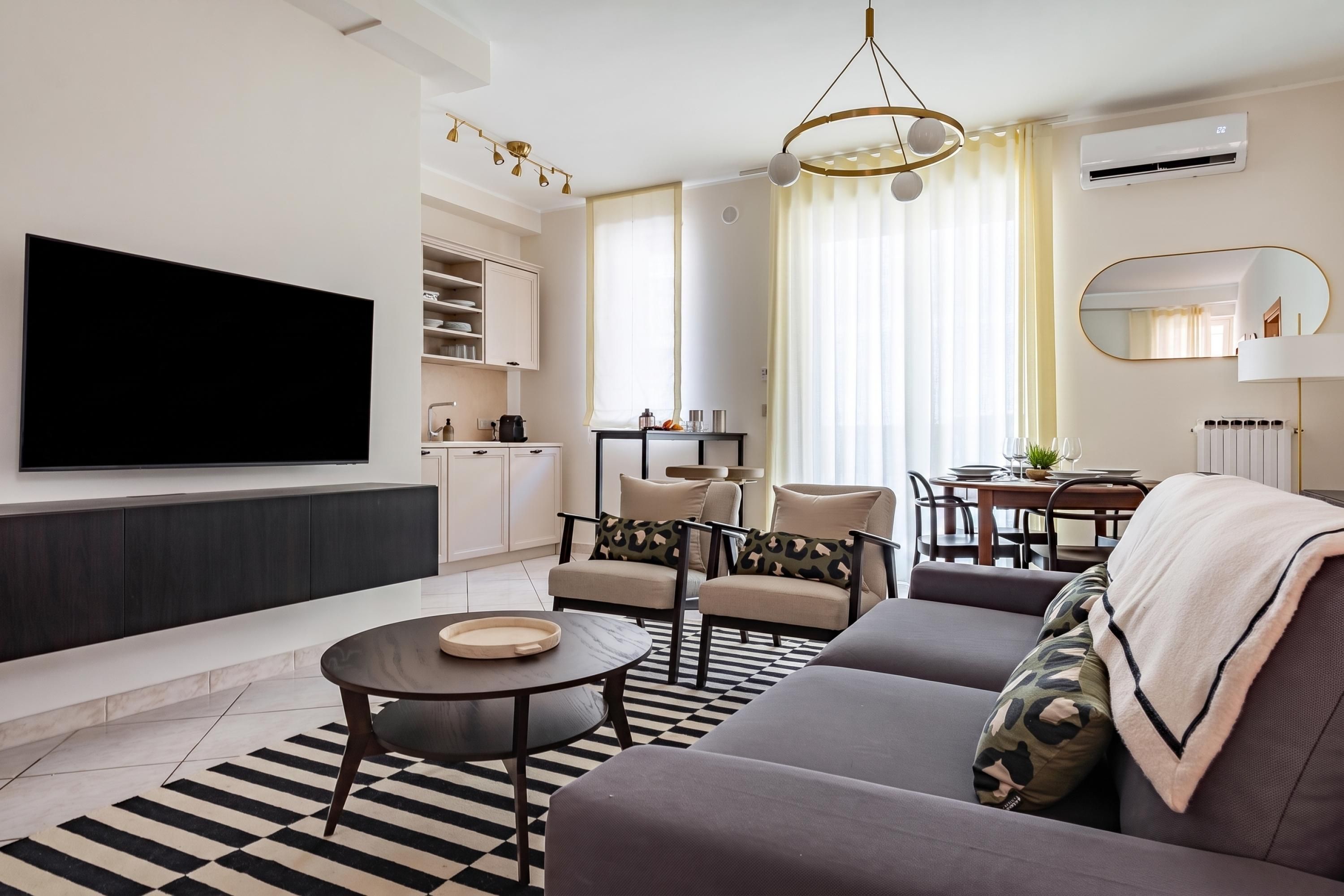 Apartamento família, 1 quarto, sacada (Welcome Suite) | Sala de estar