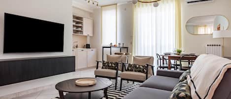 Apartamento família, 1 quarto, sacada (Welcome Suite) | Sala de estar