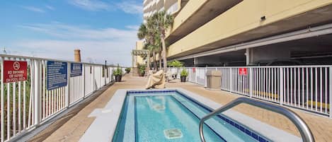 Indoor pool, a heated pool
