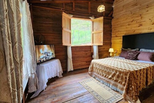 Rustic Mountain Cabin Retreat Stunning Views is located in Bonao