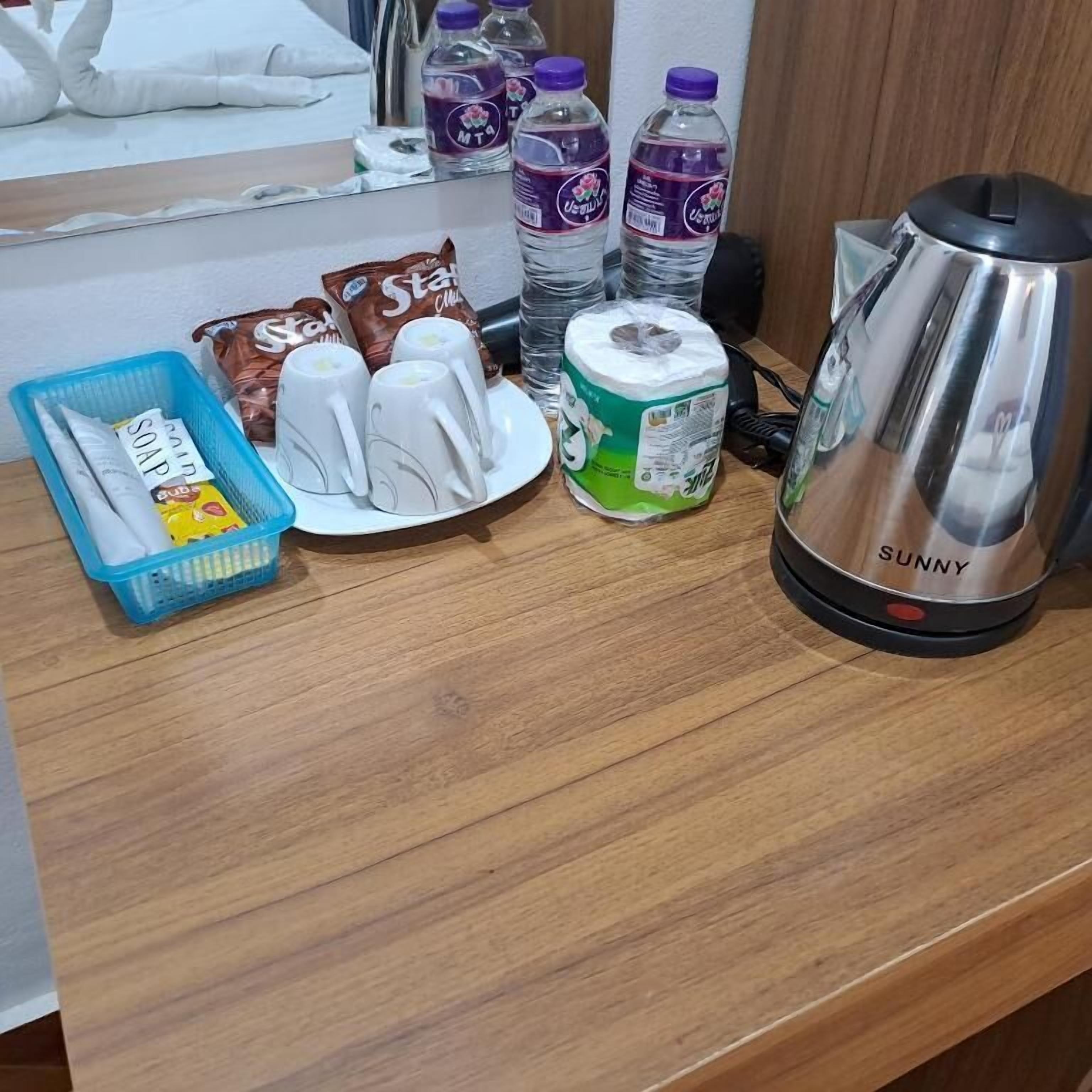 Dobbeltrom, bakgårdsutsikt | Kaffe og/eller kaffemaskin