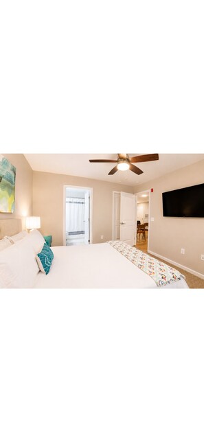 Iron/ironing board, WiFi, bed sheets