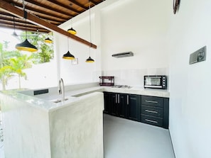 Deluxe Villa, Hill View | Dapur peribadi