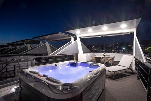 Houseboat With Terrace by the sea