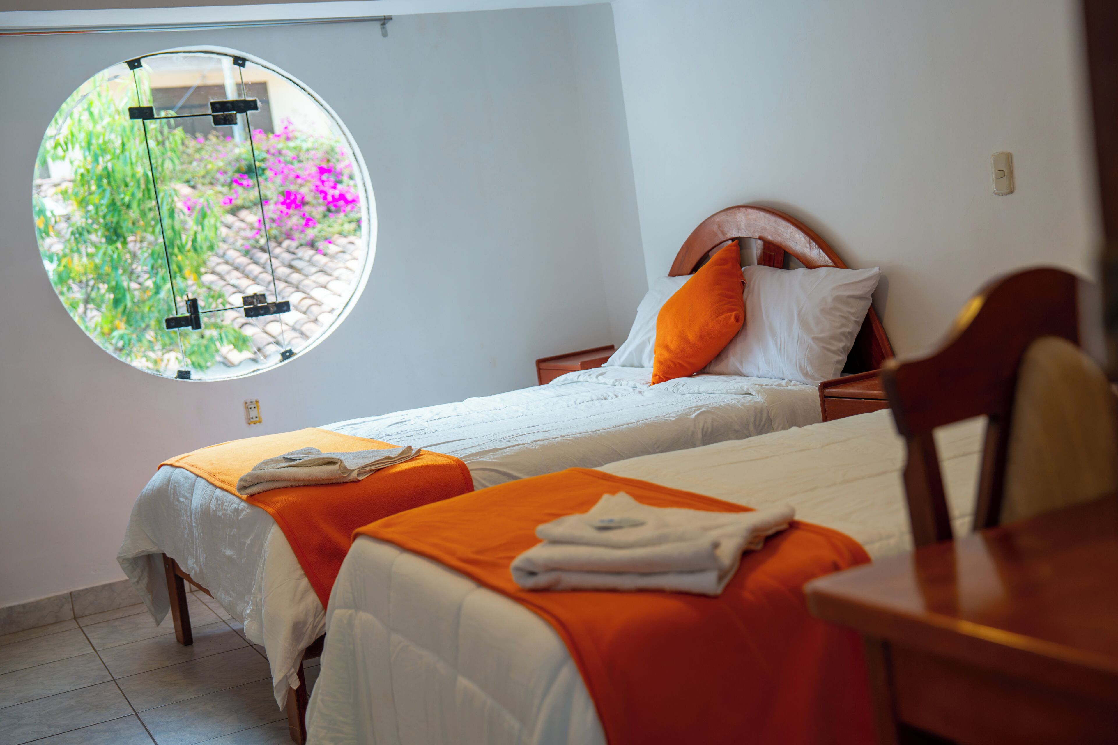 Comfort Double Room, Courtyard View | Laptop workspace, free WiFi