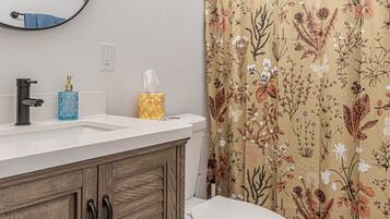 Hair dryer, towels