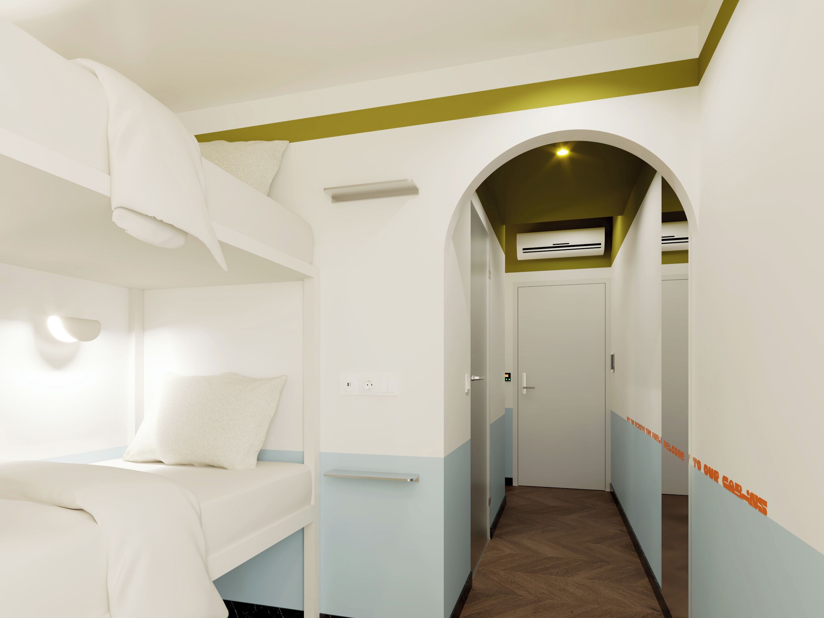 Habitación doble, para no fumadores, baño privado | Espacio para trabajar con laptop y wifi gratis 