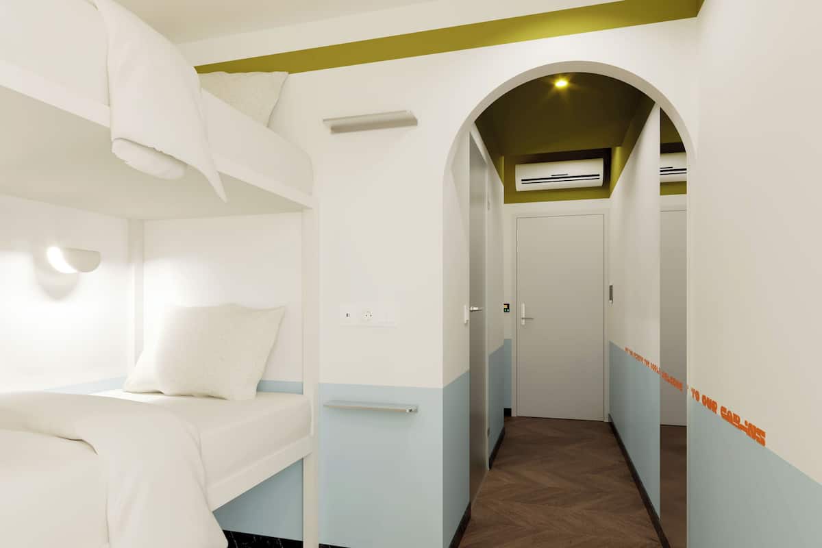 Habitación doble, para no fumadores, baño privado | Espacio para trabajar con laptop y wifi gratis