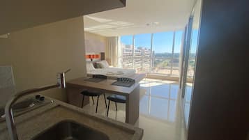 Blackout drapes, iron/ironing board, WiFi (free)
