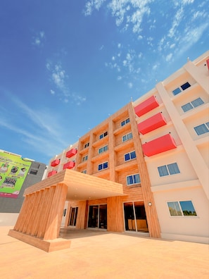 Fassade der Unterkunft