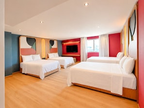 Vierbettzimmer | Kostenloses WLAN, Bettwäsche