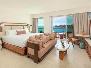 2 bedrooms, iron/ironing board, WiFi (free), bed sheets - Land's End Suite at Corazón Cabo with ocean views, luxury, and spacious comfort. (Cabo San Lucas)