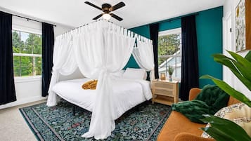Iron/ironing board, travel crib, WiFi (free), bed sheets