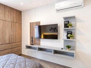 Departamento Confort, vista a la ciudad | Tabla de planchar con plancha y wifi gratis 