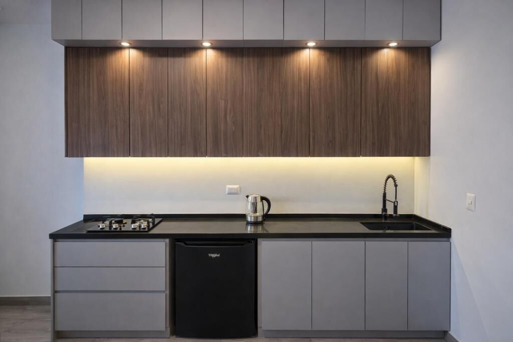 Departamento Confort, vista a la ciudad | Cocina privada