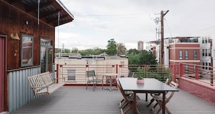RiNo 3-Story Loft + Private Rooftop Deck