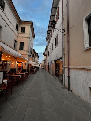 Outdoor dining - Awesome 4-bedroom apartment with AC in Castiglione del Lago (Castiglione del Lago)