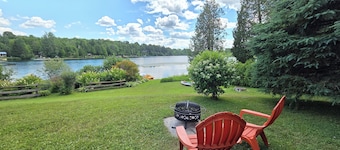 Lakefront Private Lake acces 40m National parc : Chalet du petit Castor