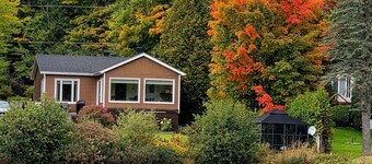 Lakefront Private Lake acces 40m National parc : Chalet du petit Castor