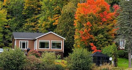 Lakefront Private Lake acces 40m National parc : Chalet du petit Castor