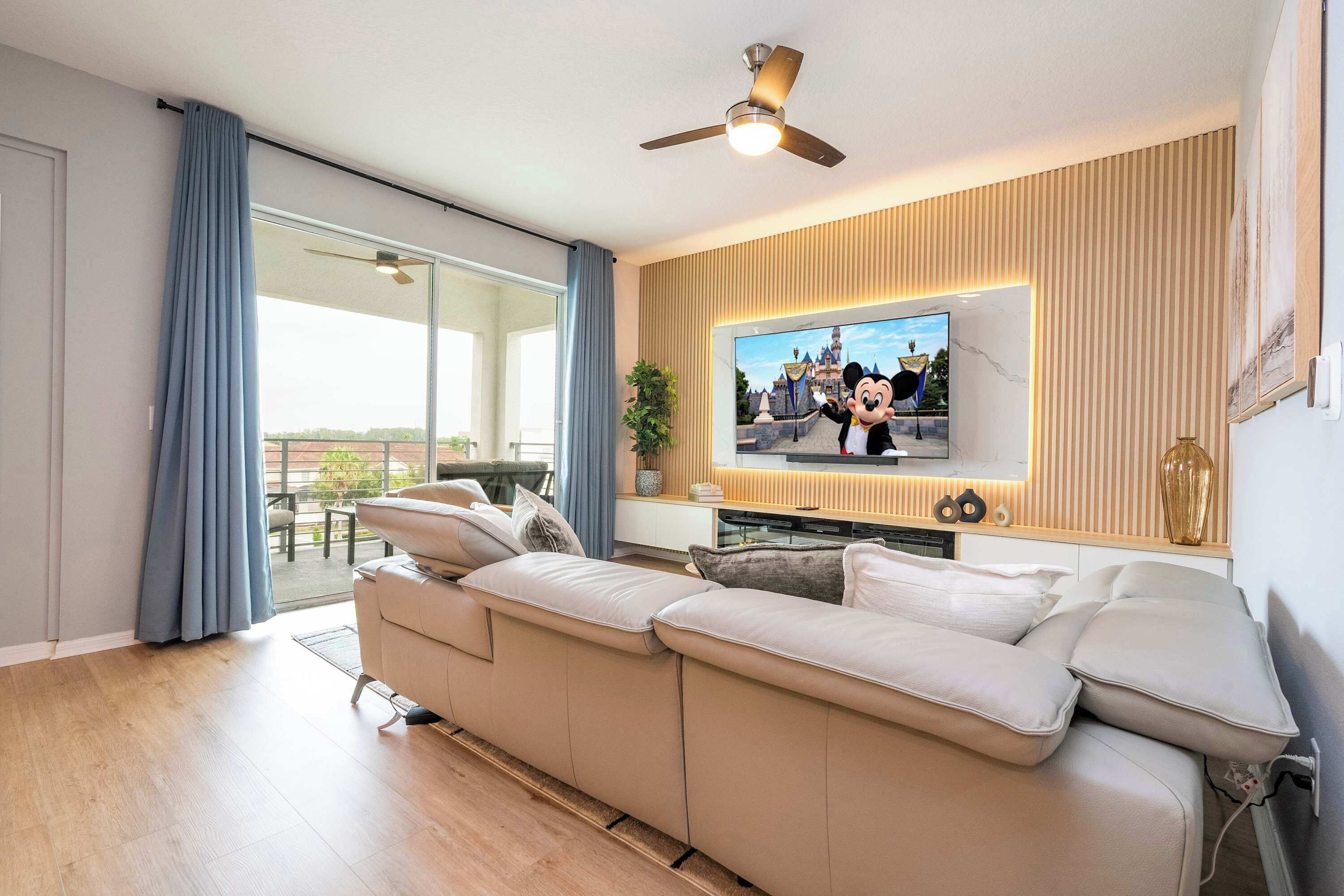 TV, fireplace, offices