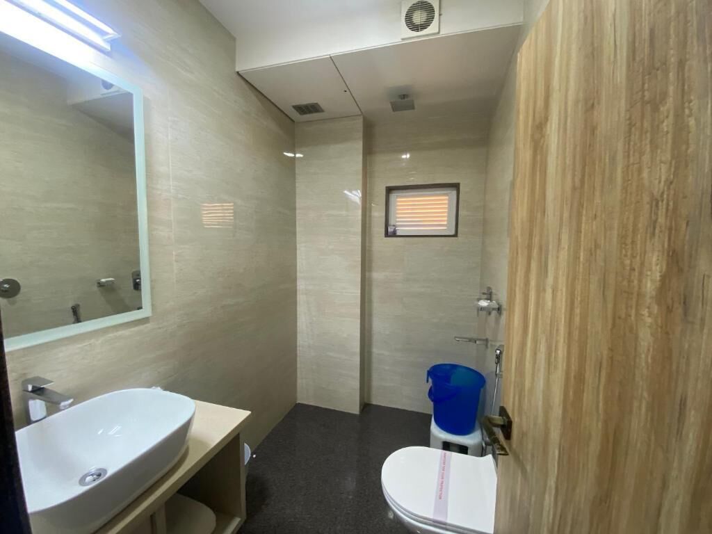 Soap, shampoo, toilet paper