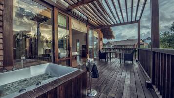 Bungalow, Balcony, Lagoon View | Terrace/patio