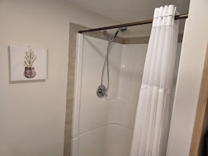 Shower, hair dryer, towels, soap - Home Away on Mt. Fisher, Cranbrook- Private Suite (Cranbrook)