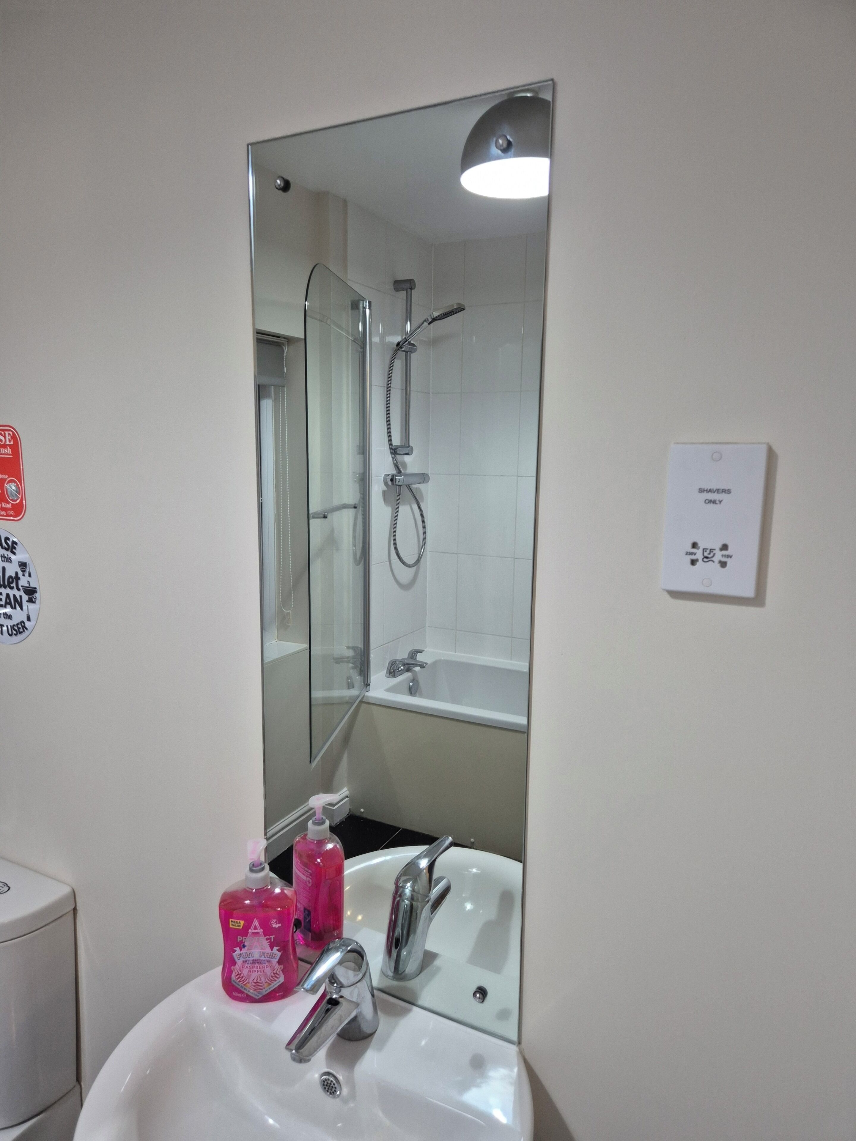 Hair dryer, towels