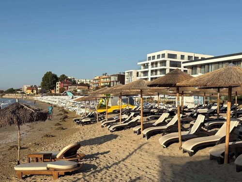Komfortables Apartment mit 2 Schlafzimmern direkt am Strand in Nessebar