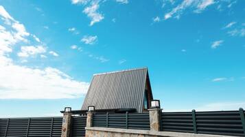 Bungalow, kjøkken, sjøutsikt | Eksteriør