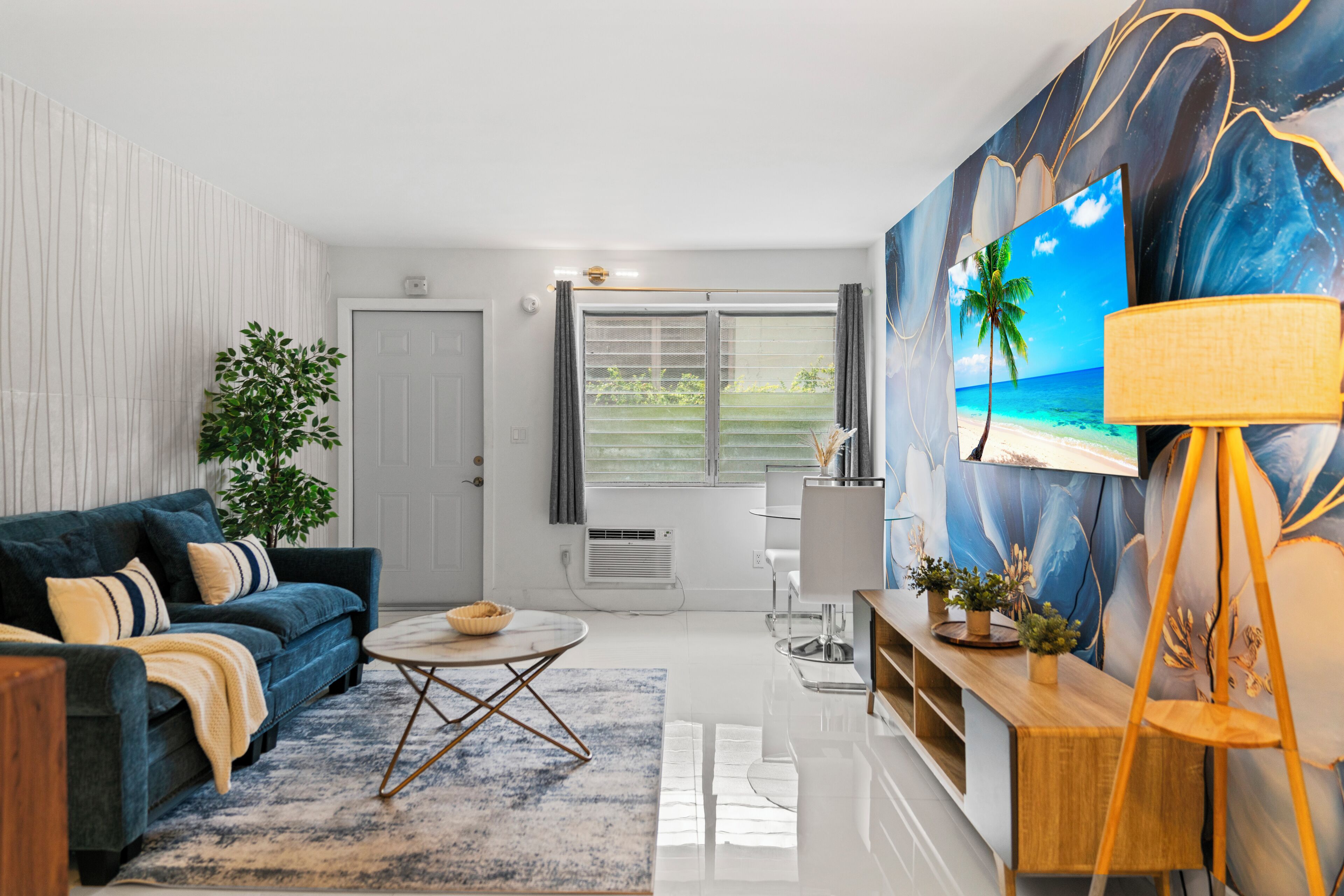 Estúdio luxo, vista para o mar | Sala de estar