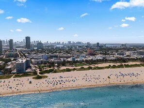 Vlak bij het strand
