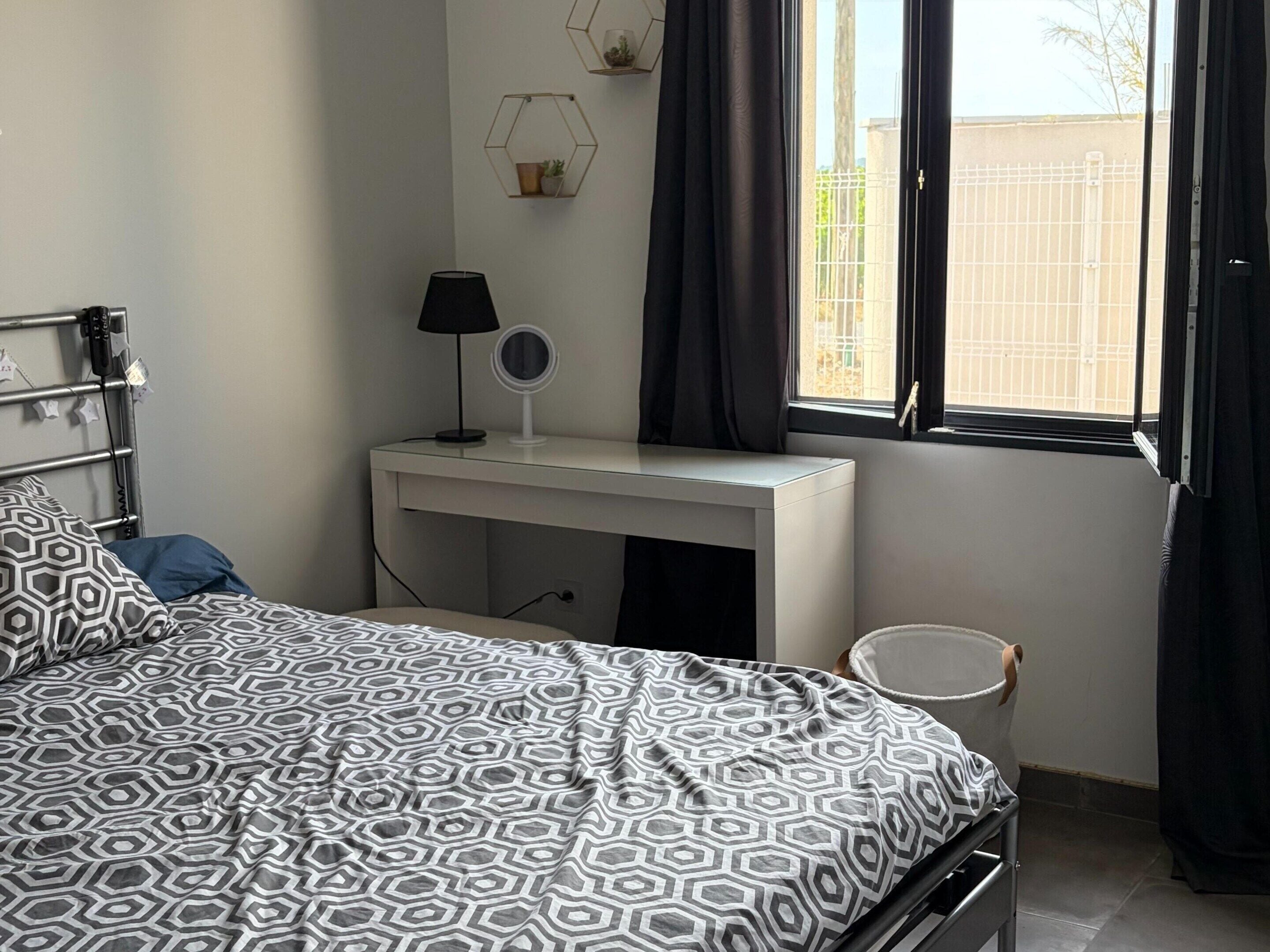 4 bedrooms, iron/ironing board, individually furnished, bed sheets
