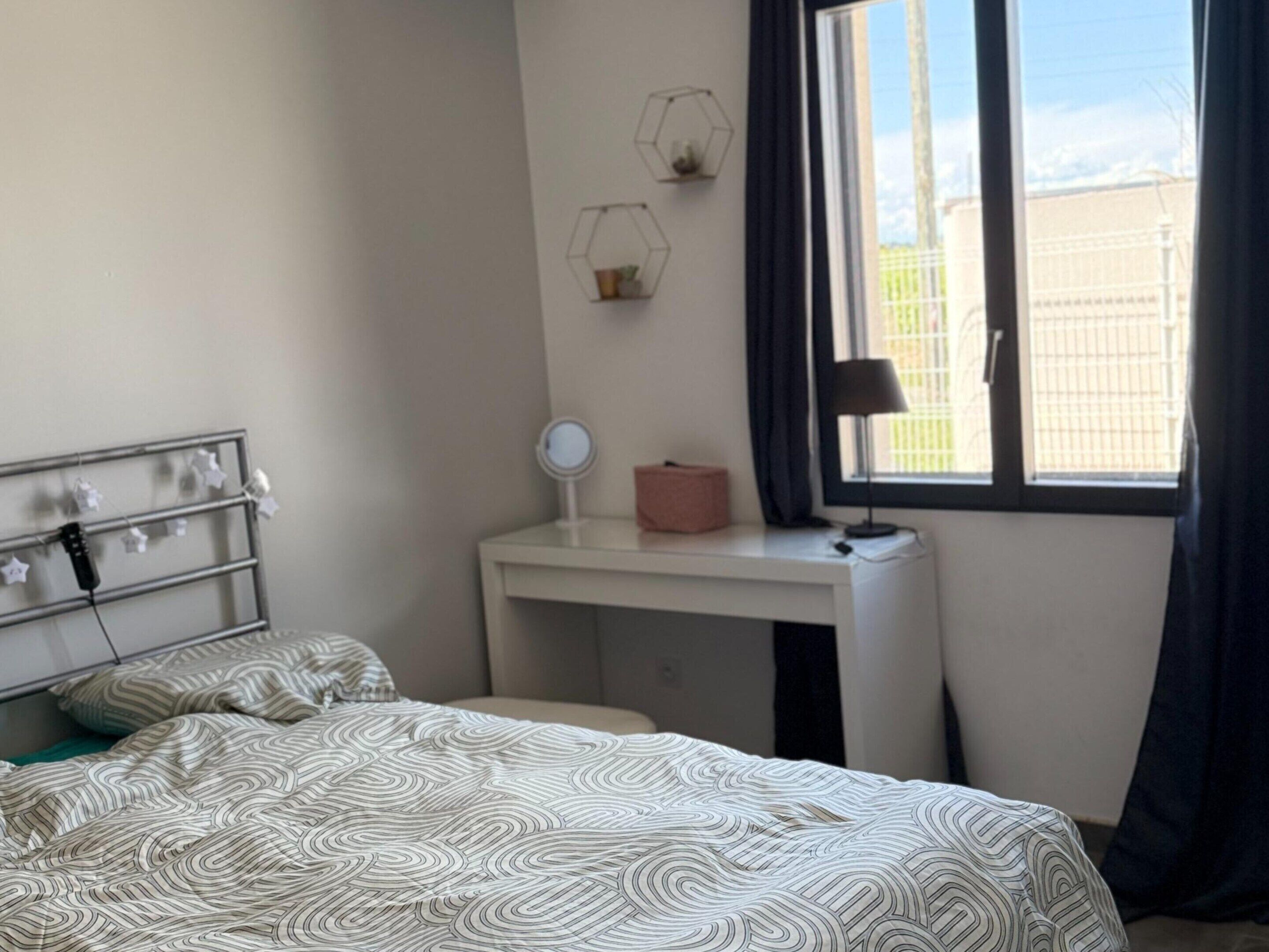 1 bedroom, iron/ironing board, individually furnished, bed sheets