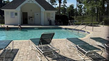 Indoor pool, outdoor pool
