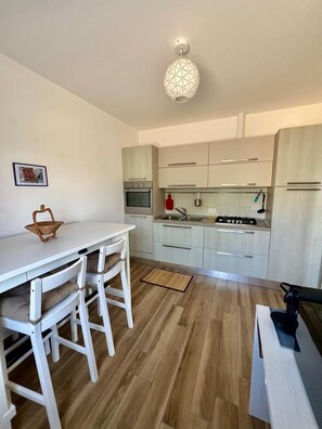 Private kitchen - New house, sleeps up to 6, with outdoor space, a private garden, and parking (Sanremo)
