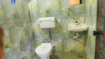 Towels, soap, shampoo
