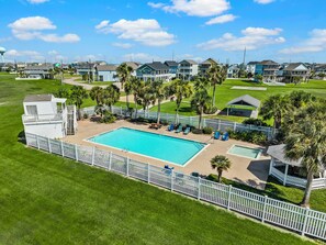 Pool - Uninterrupted Gulf Views + Steps to Beach (Galveston)