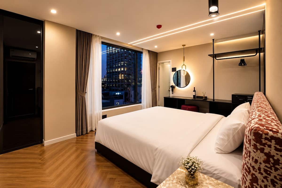 ห้องดีลักซ์ดับเบิล, วิวเมือง | ตู้นิรภัยในห้องพัก, Wi-Fi ฟรี