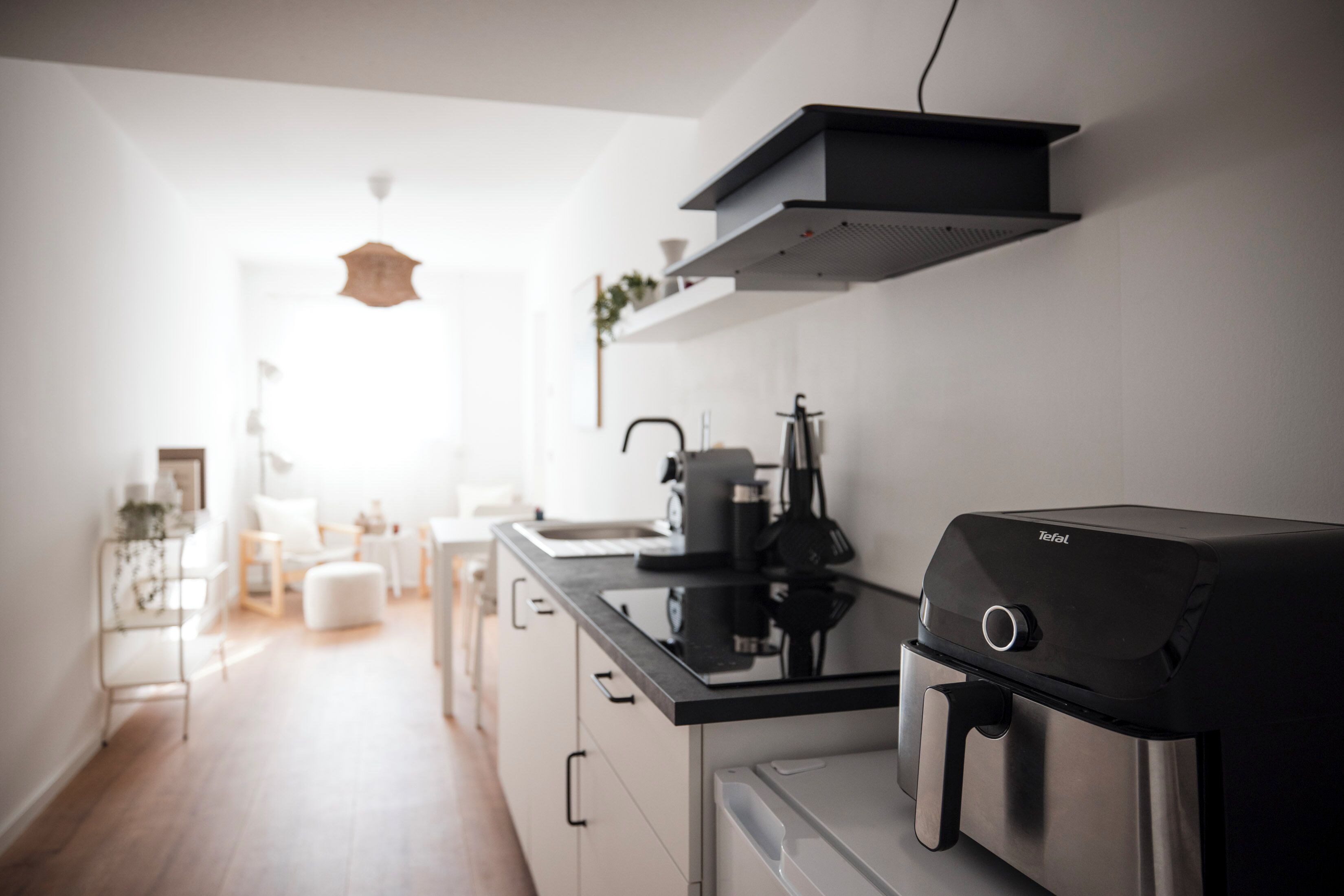 Business-Apartment | Eigene Küche | Espressomaschine, Wasserkocher mit Kaffee-/Teezubehör