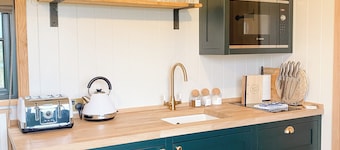 Luxury Shepherd Hut situated on a private 30 acre estate in the heart of Rutland