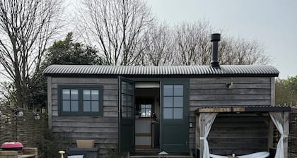Luxury Shepherd Hut situated on a private 30 acre estate in the heart of Rutland
