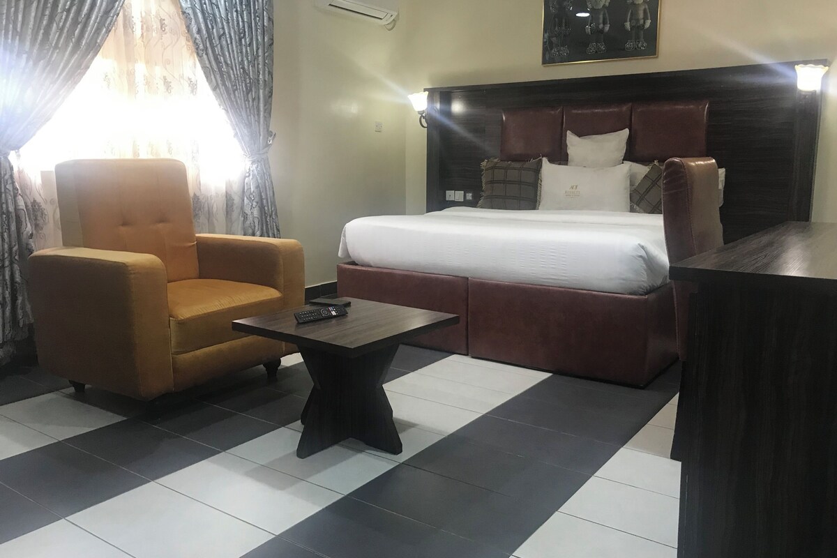 In-room safe, laptop workspace, blackout curtains, free WiFi