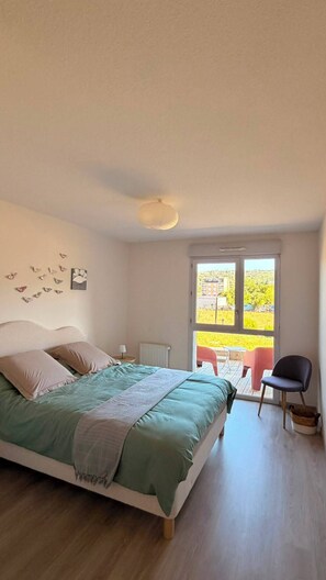 1 bedroom, iron/ironing board, free WiFi, bed sheets